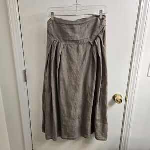 Italian Linen Strapless Dress / Skirt